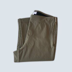 Calvin Klein Slim Trousers Green Pants Size M